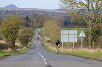 Lap 4 - Tom Martin (Wheelbase CabTech Castelli) has escaped the bunch and is chasing the front two a minute ahead on his own